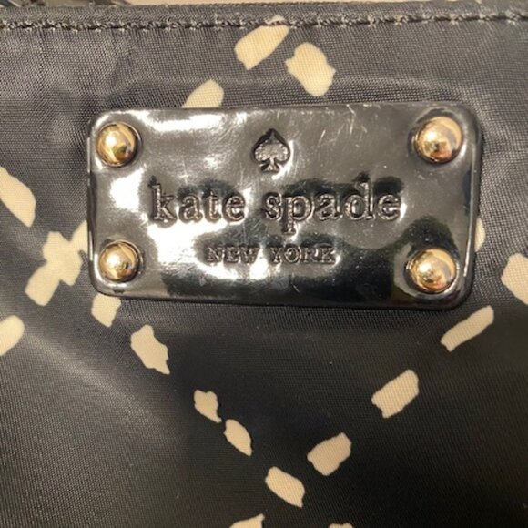 Kate Spade Shoulder Bag Black and White, red interior - Picture 2 of 8